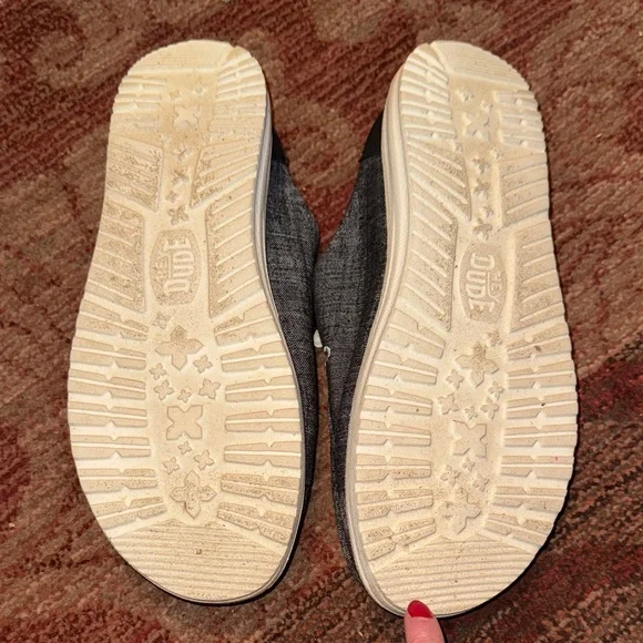 Hey Dude Black and White Patterned Loafers - Picture 2 of 2